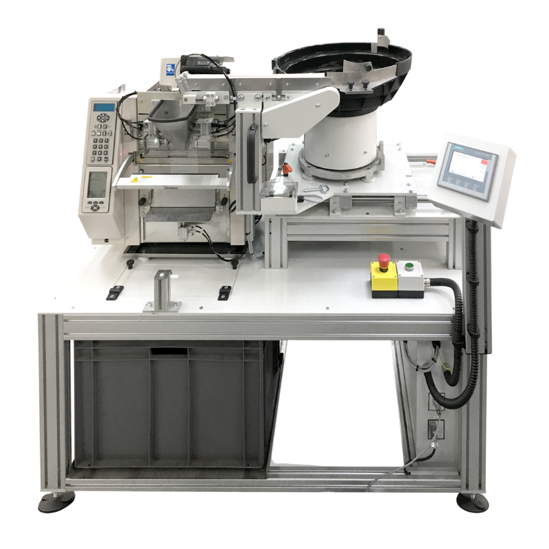 Image shows the Autobag PS 125 - a compact and efficient auto bagging machine available from Macfarlane Packaging. 