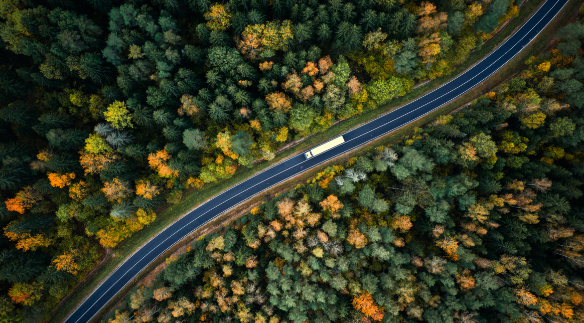 Truck and Trees Image